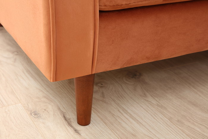 Atelier Del Sofa Sofá de 2 Plazas Naranja 175x90x70cm